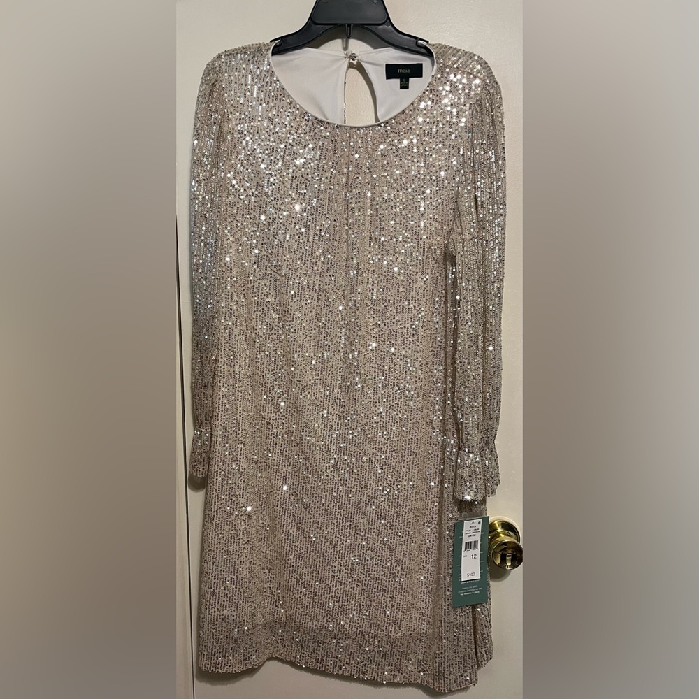 Maia dress gold sparkly size 12